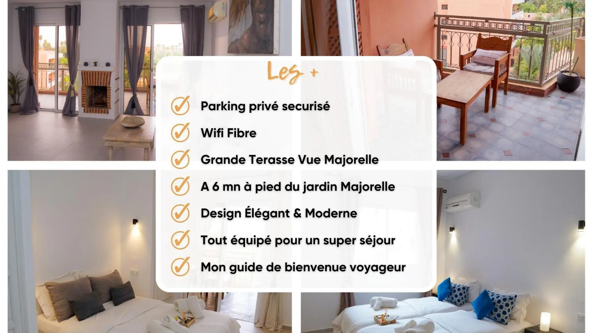 מרקש Suite Majorelle - Luxe-Terasse-Parking Privee מרוקו